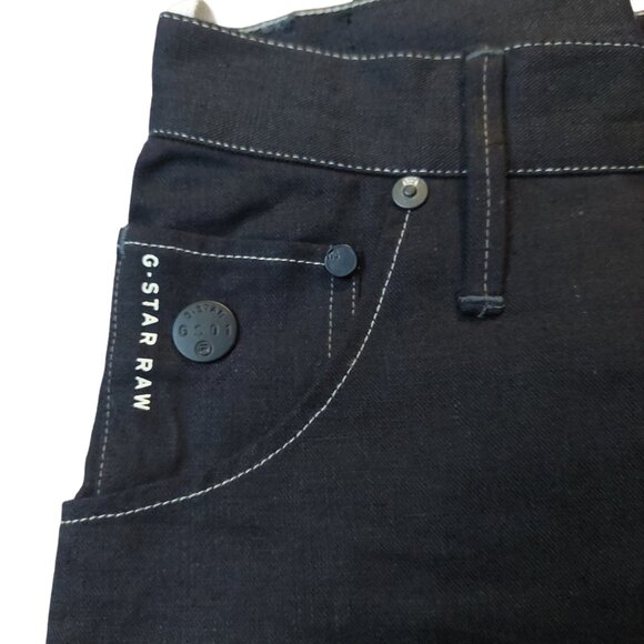 Retro G-Star Raw ARC 3D Loose Tapered Raven Black Denim Jeans Sz 28 x 32 NWT - Picture 7 of 11